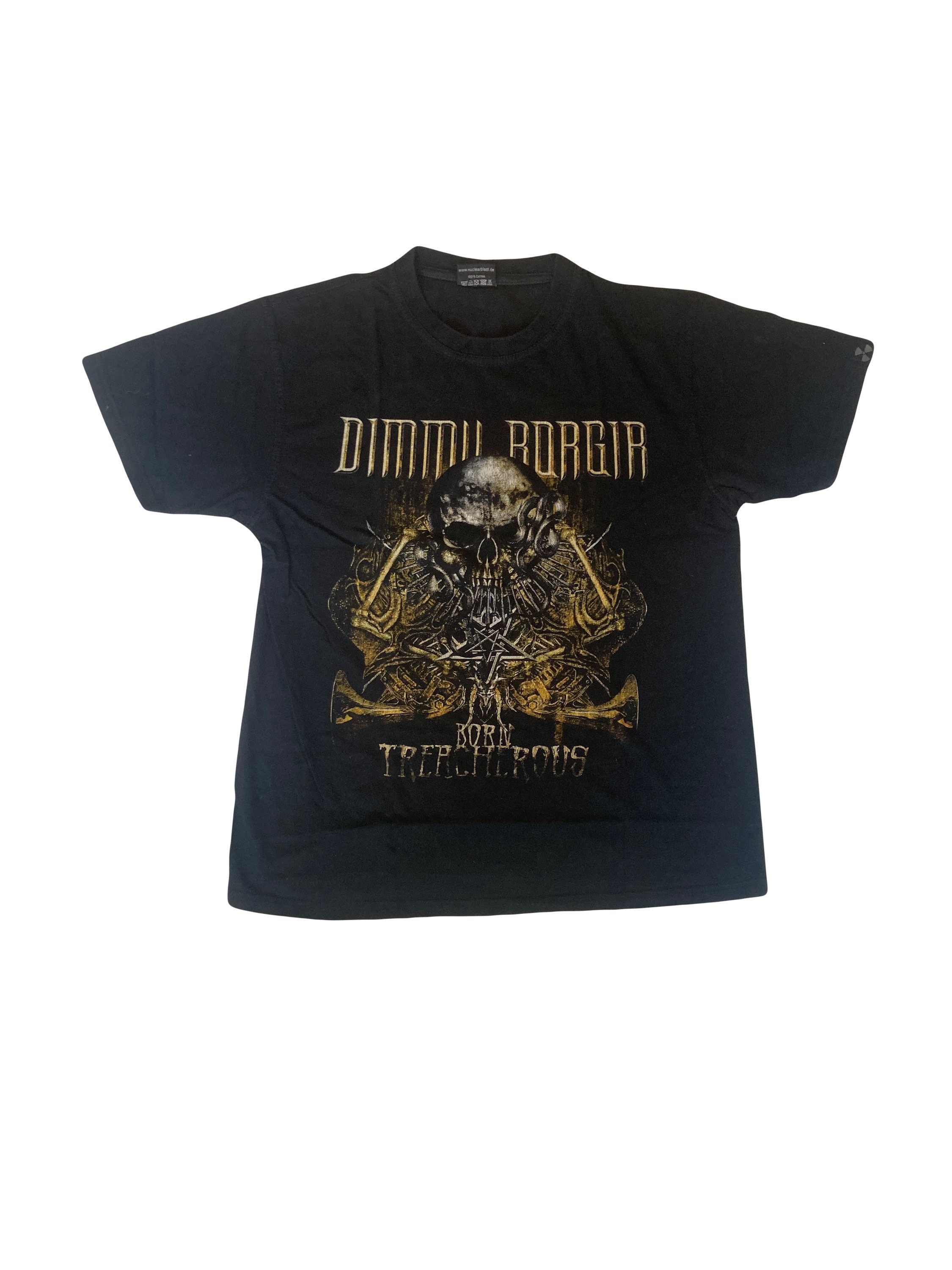 Very Rare Dimmu Borgir Eonian Shagrath Double-Sided T-Shirt Black