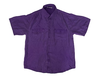 Chemise homme années 90 violet - France