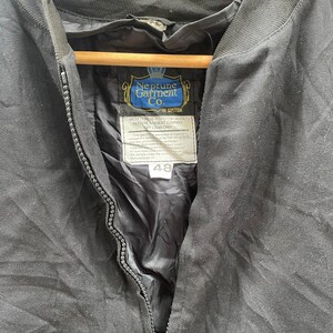 Vintage Neptune Garment Co. Men's Size 48 XL Black Bomber Jacket image 5