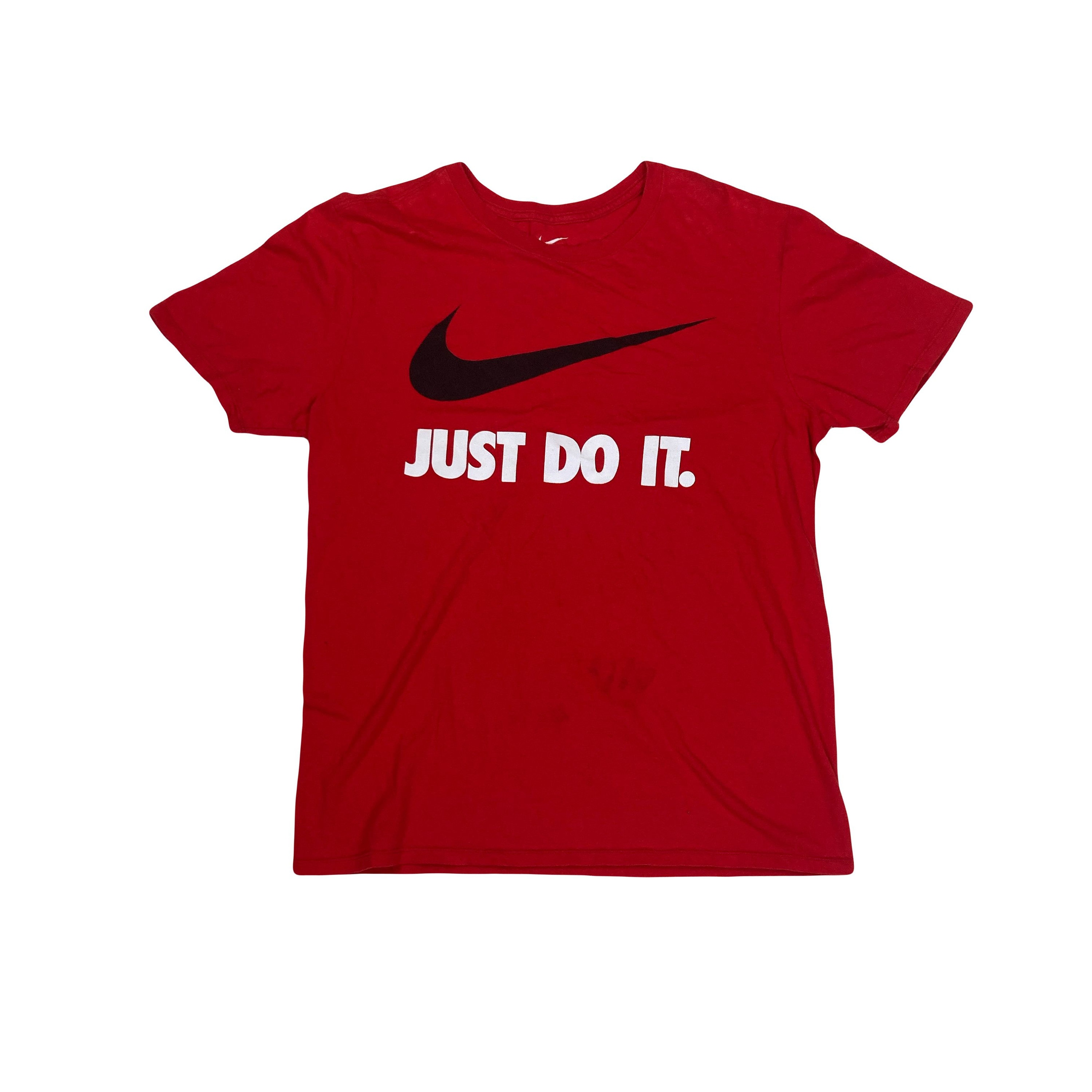 Vintage Y2K Nike Just Do It Red Black T-shirt Size Medium - Etsy