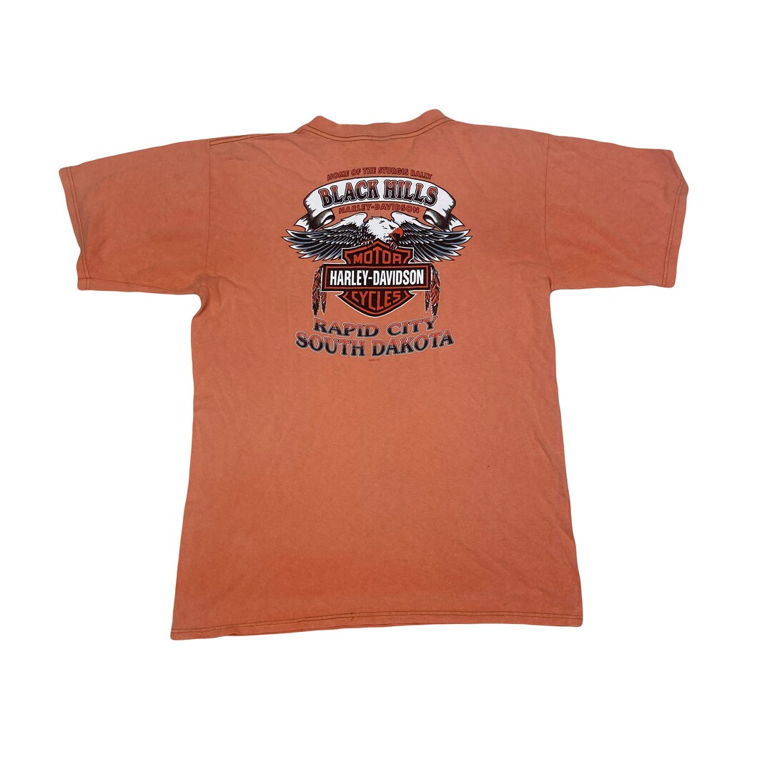 Vintage 90s Harley Davidson Sturgis Rally T-shirt, Distressed