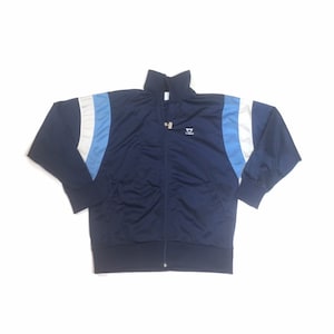 Vintage 90s Old School Track Top by Leopard B-Boy Mod Look size large