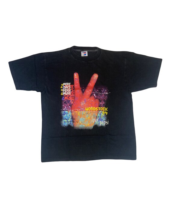 90s ビンテージ WOODSTOCK 94 ペプシ ウッドストック Tシャツ Vintage 1994 Woodstock Authentic Pepsi Festival Souvenir T