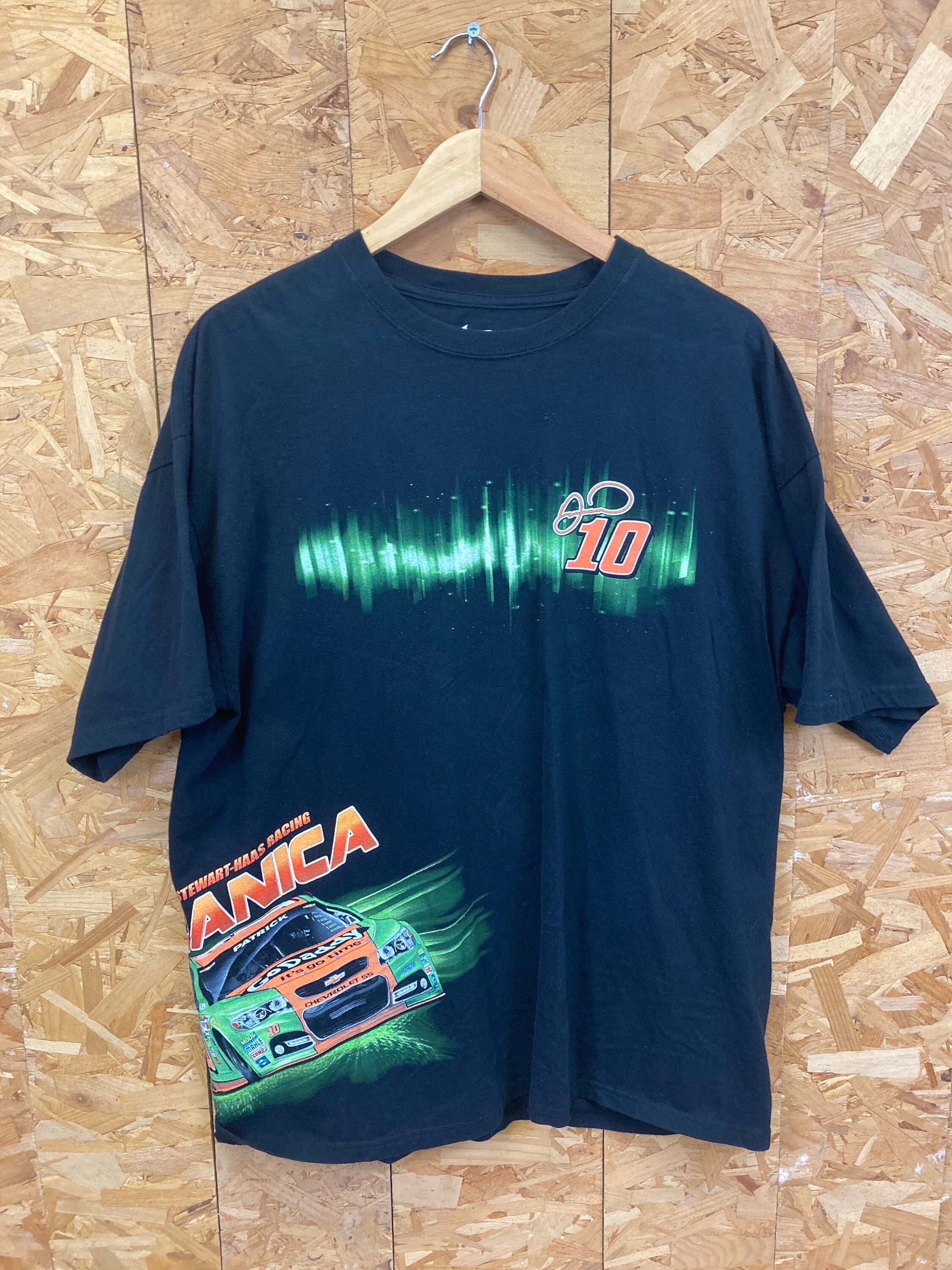 【oan】NASCAR Saturn Vintage Short Sleeve T-shirt NASCAR 90s Racing Vintage Badge Mens and Womens Short Sleeve