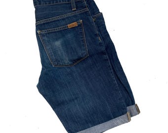 Vaqueros azules Carhartt vintage Y2K, pantalones cortos con corte ziggy, talla W29