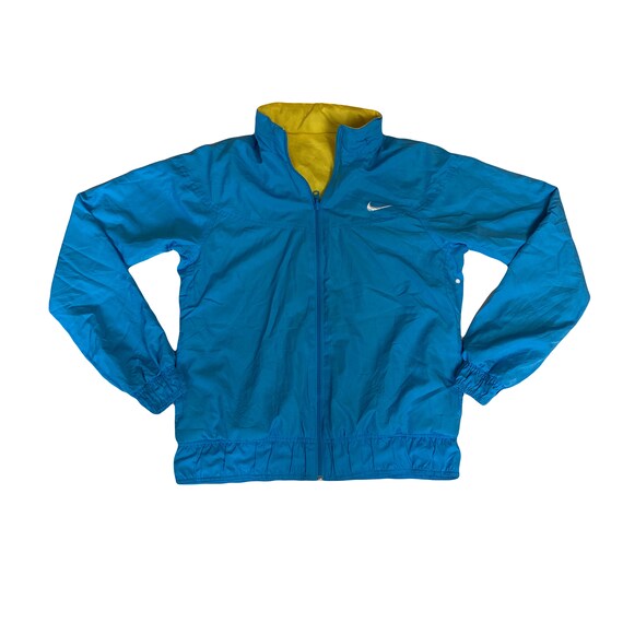 Nike Retro Blau Gelb Wende Shell Jacke Trainingsanzug Top - Etsy.de