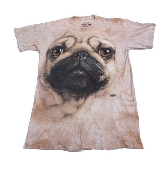 Vintage the Mountain Pug Dog Tie Dye T-shirt (size Medium) - Etsy