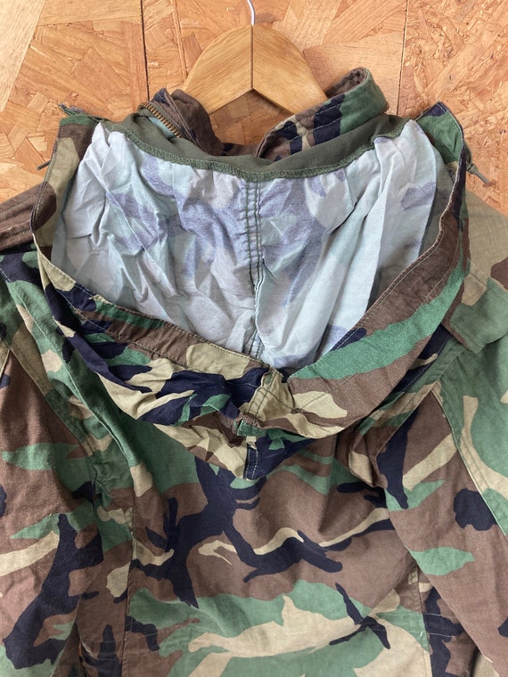 Vintage US Army Airborne Cold Weather M65 Woodland Nato Camouflage