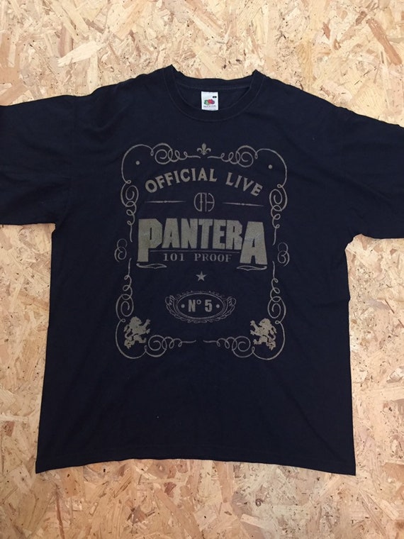 Vintage Band T Shirt Pantera 1997 Album Cover 101 Proof Size - Etsy