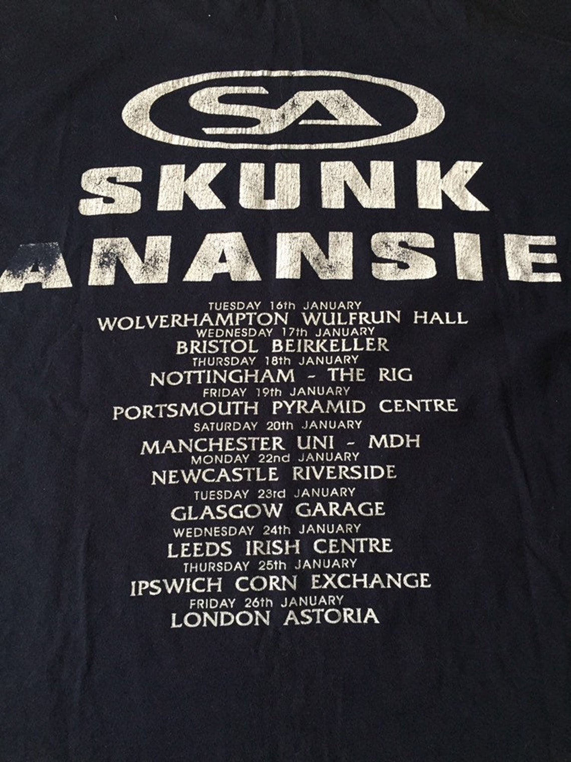 Skunk Anansie Rare 1996 Uk Tour Paranoid & Sunburnt T Shirt - Etsy