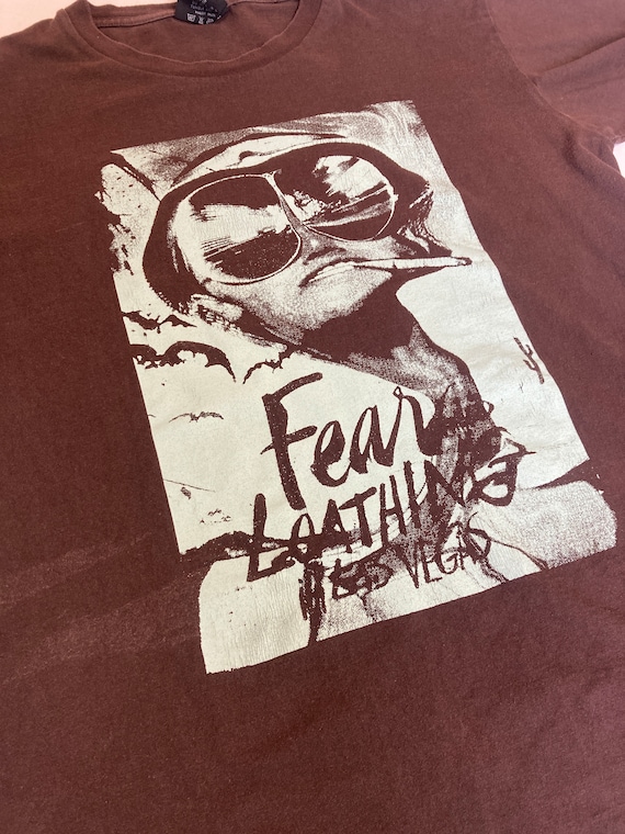 Vintage 90s Fear and Loathing in Las Vegas Brown Green
