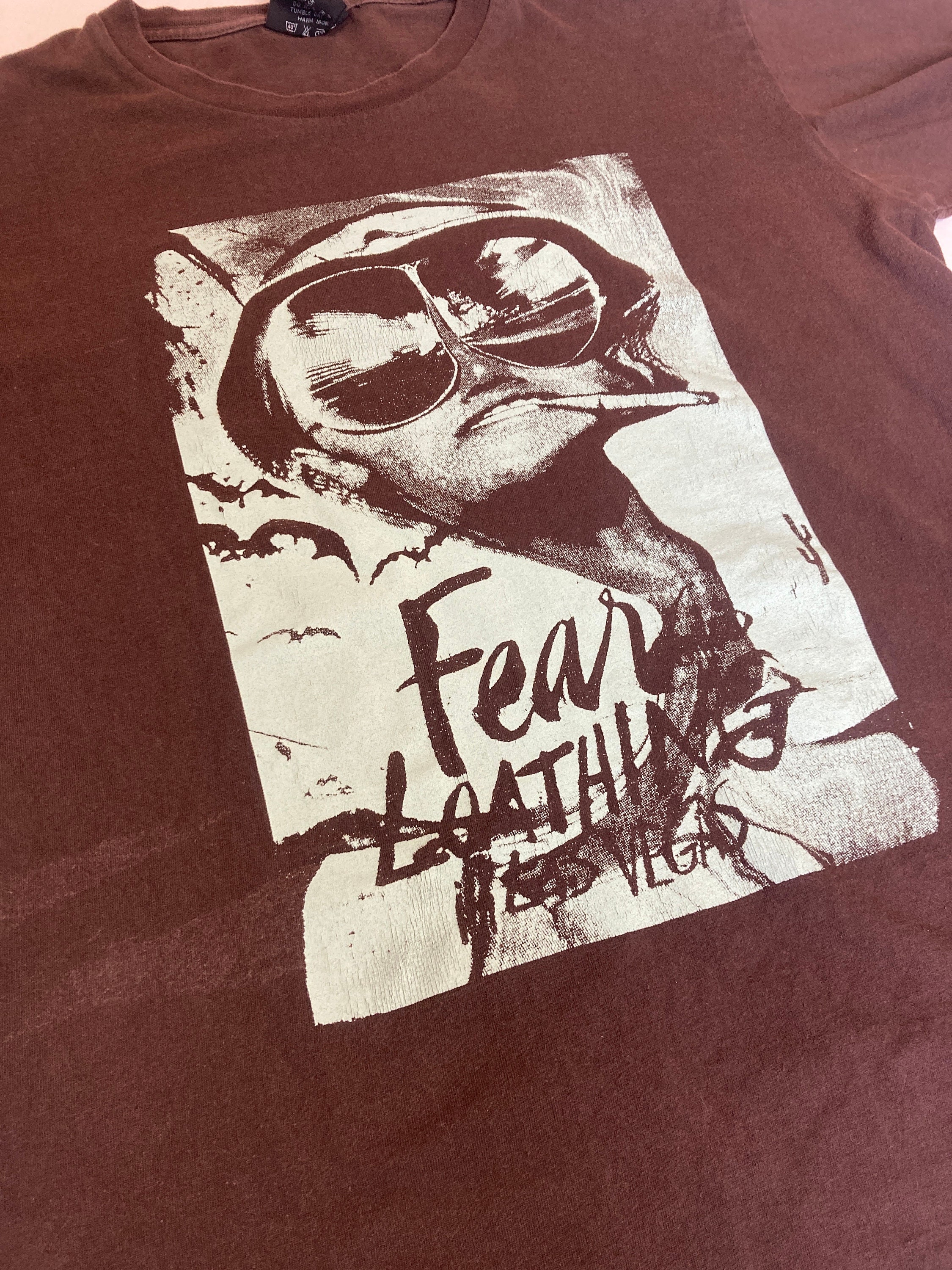 Vintage 90s Fear and Loathing in Las Vegas Brown Green Double