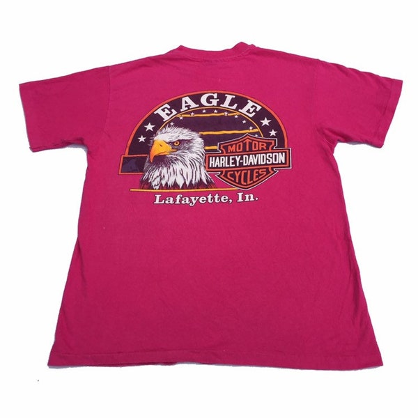 vintage pink harley davidson shirt