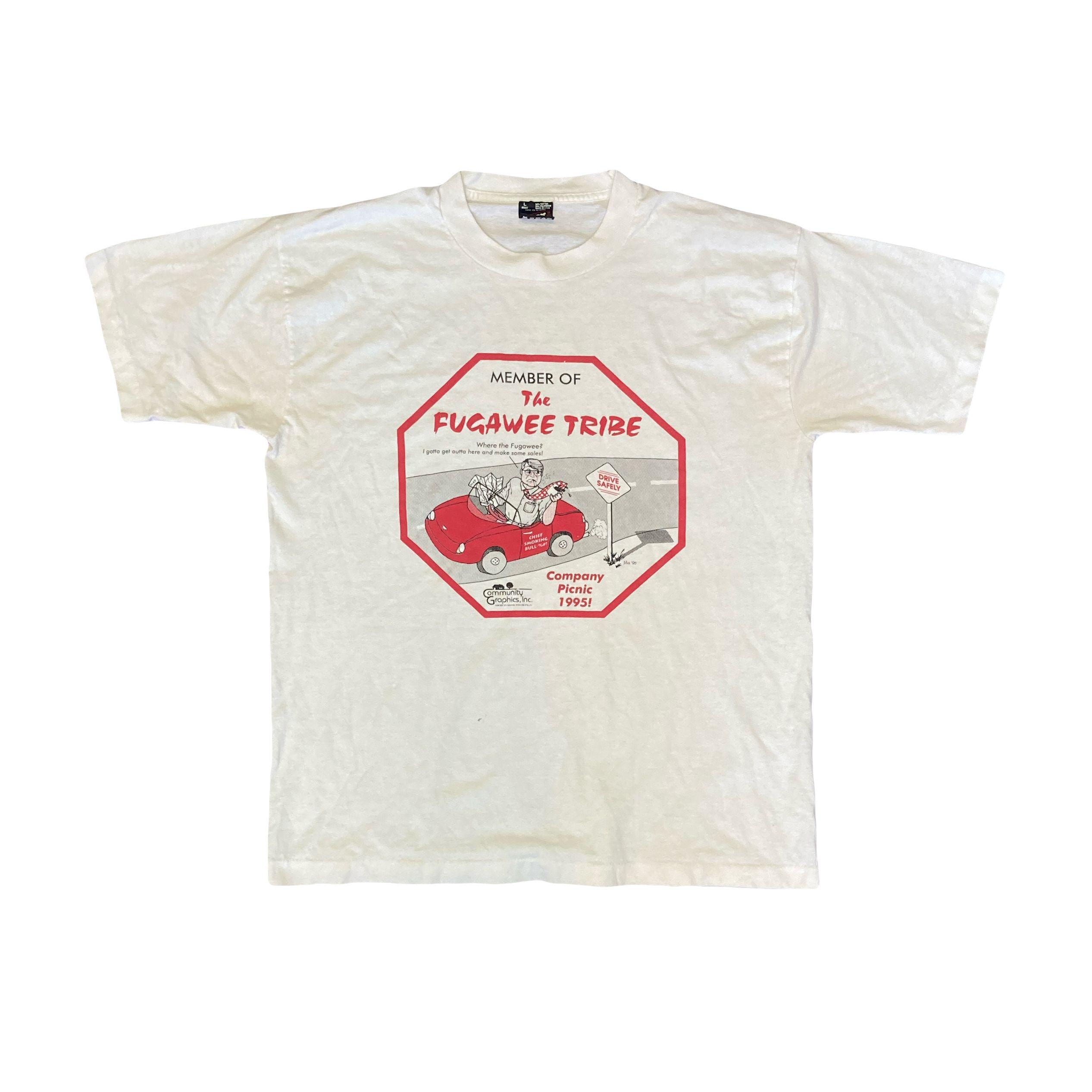 Vintage 90s Fugawee Tribe Quirky Company Picnic Single Stitch T 