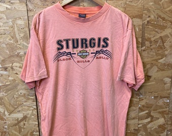 Vintage 90s Harley Davidson Sturgis Rally T-shirt, Distressed