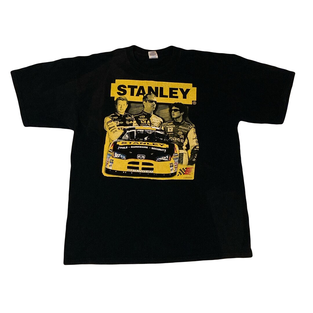 Vintage Y2K Stanley Racing Team Dodge Charger NASCAR Black Yellow ...