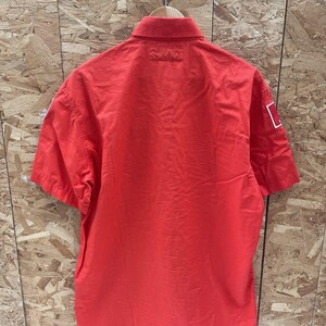 Vintage Fila Ferrari Racing Team Kurzarm Button Up Shirt Herren L Rot Bild 6