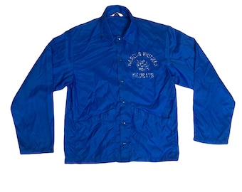 Vintage 70er Jahre Trainingsjacke in blau von US Navy US fewälte
