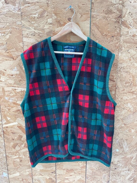 Vintage 90s Campagnolo Sport Fashion Mens XXL Red Green Plaid