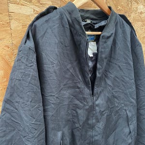 Vintage Neptune Garment Co. Men's Size 48 XL Black Bomber Jacket image 2