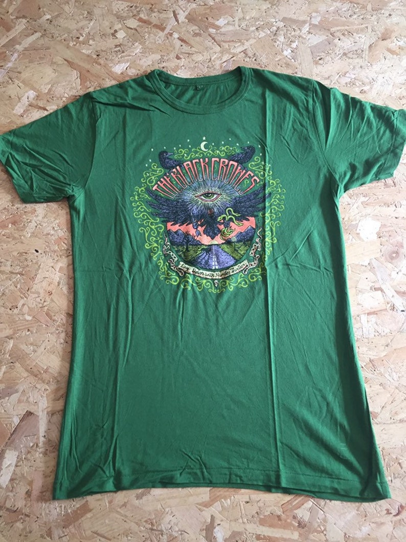 Vintage Psychedelic Trippy the Black Crowes Lay Down With 13 Tour T ...