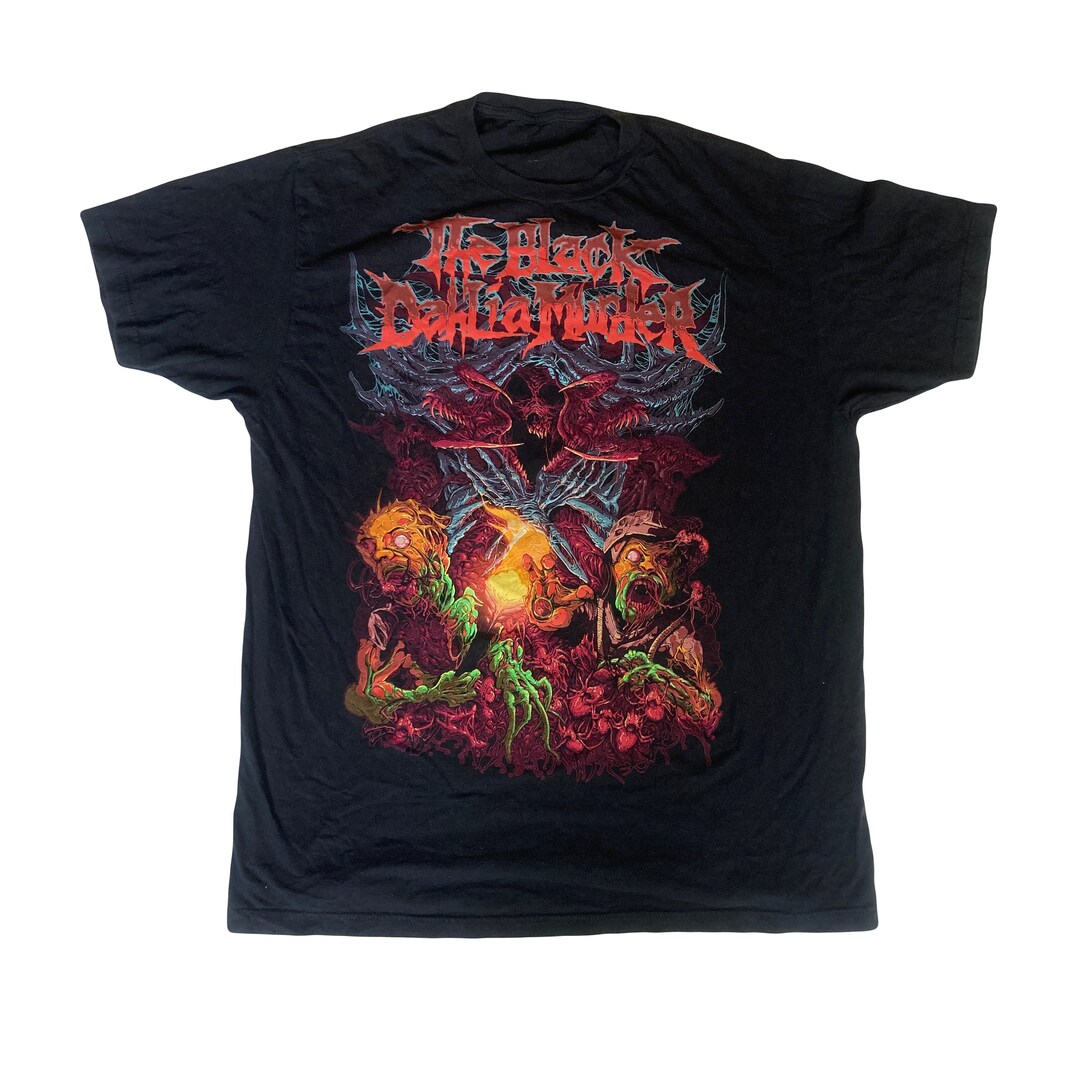 Vintage 00s the Black Dahlia Murder Band Artwork Heavy Metal Etsy