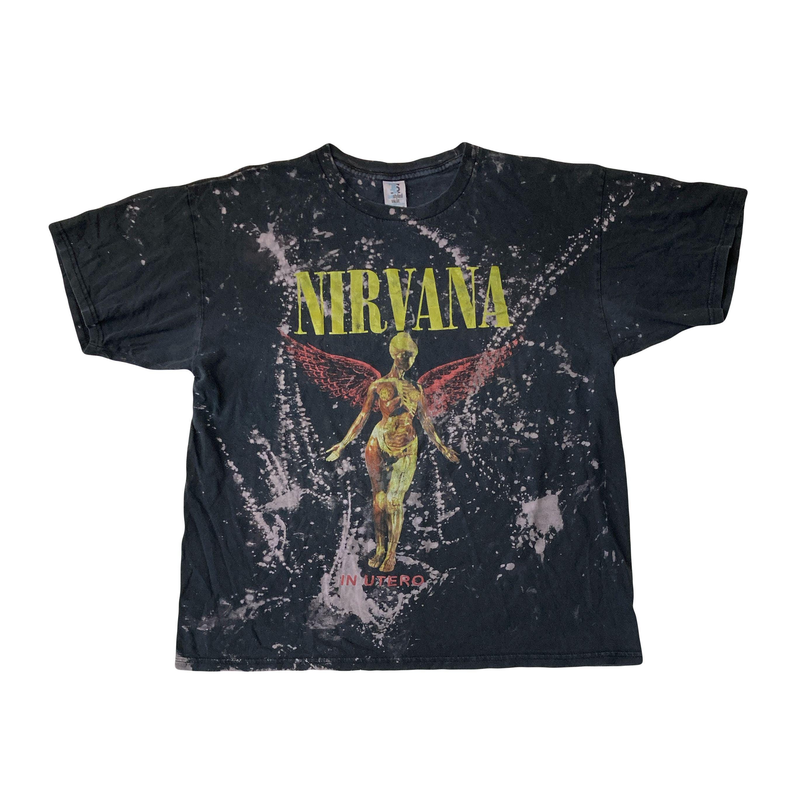 90s Nirvana Utero Tee - Etsy 90s Nirvana Utero Tee - Etsy