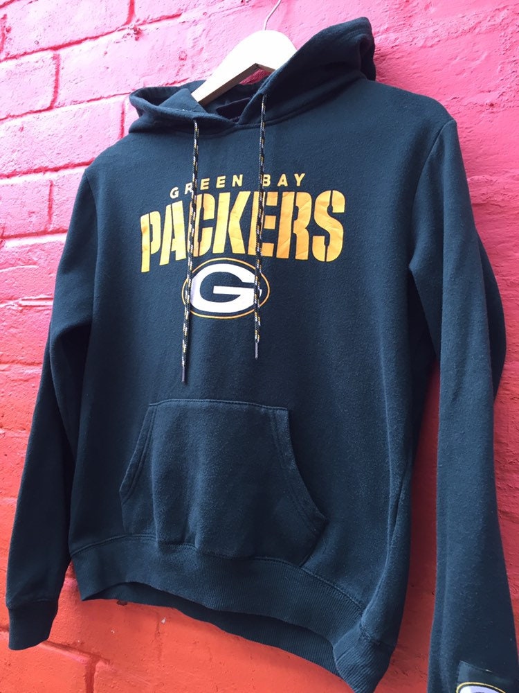 Vintage 90s Green Bay Packers USA Green Yellow Hoodie Size - Etsy UK