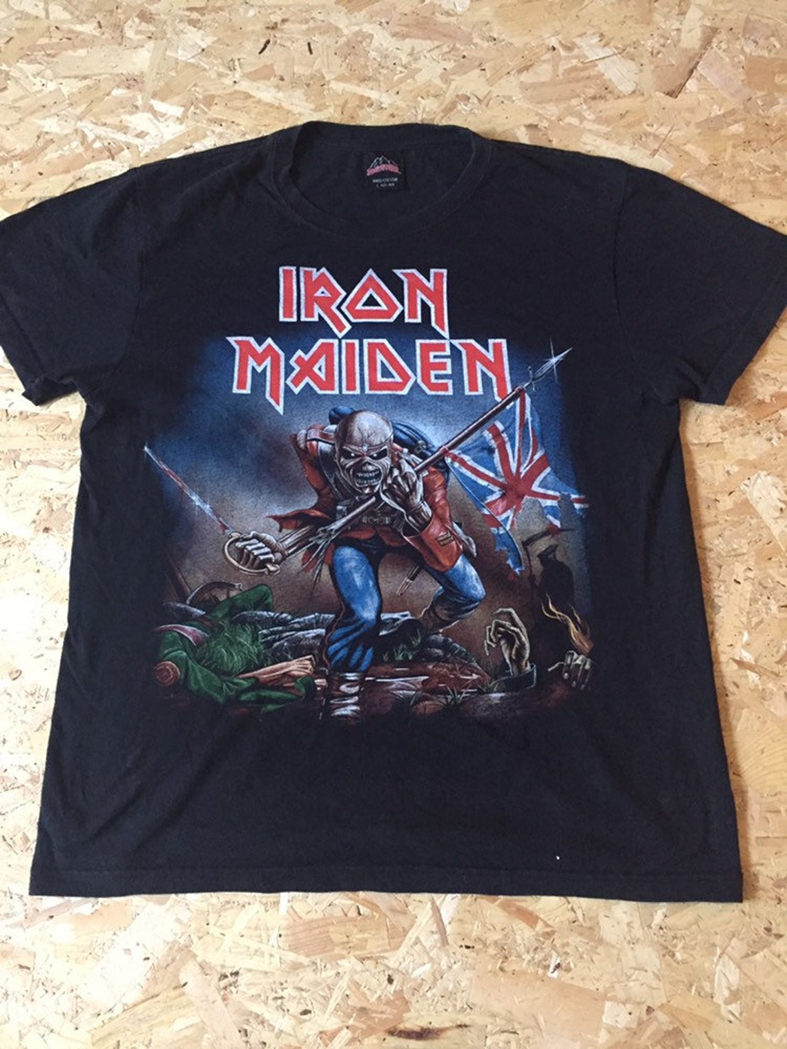 Rare Vintage 90s Iron Maiden the Trooper Metal Rock Pop Punk Band T ...