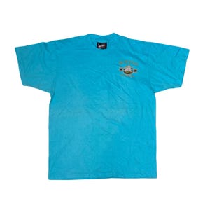 Vintage 90s blue Boston Massachusetts souvenir single stitch t-shirt size large