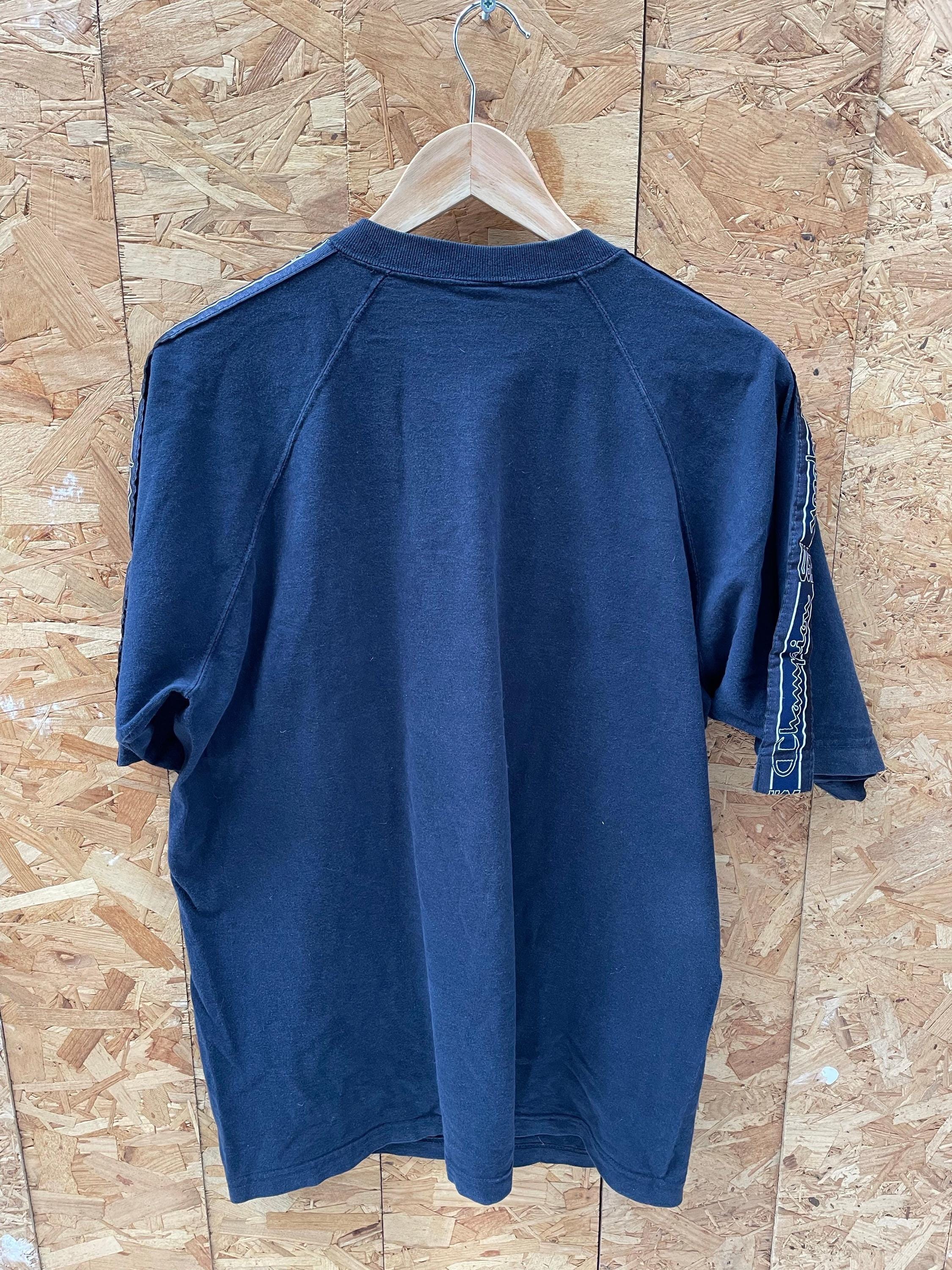 Vintage 90s Champion Men's Size XL Navy Blue Short Sleeve T-shirt