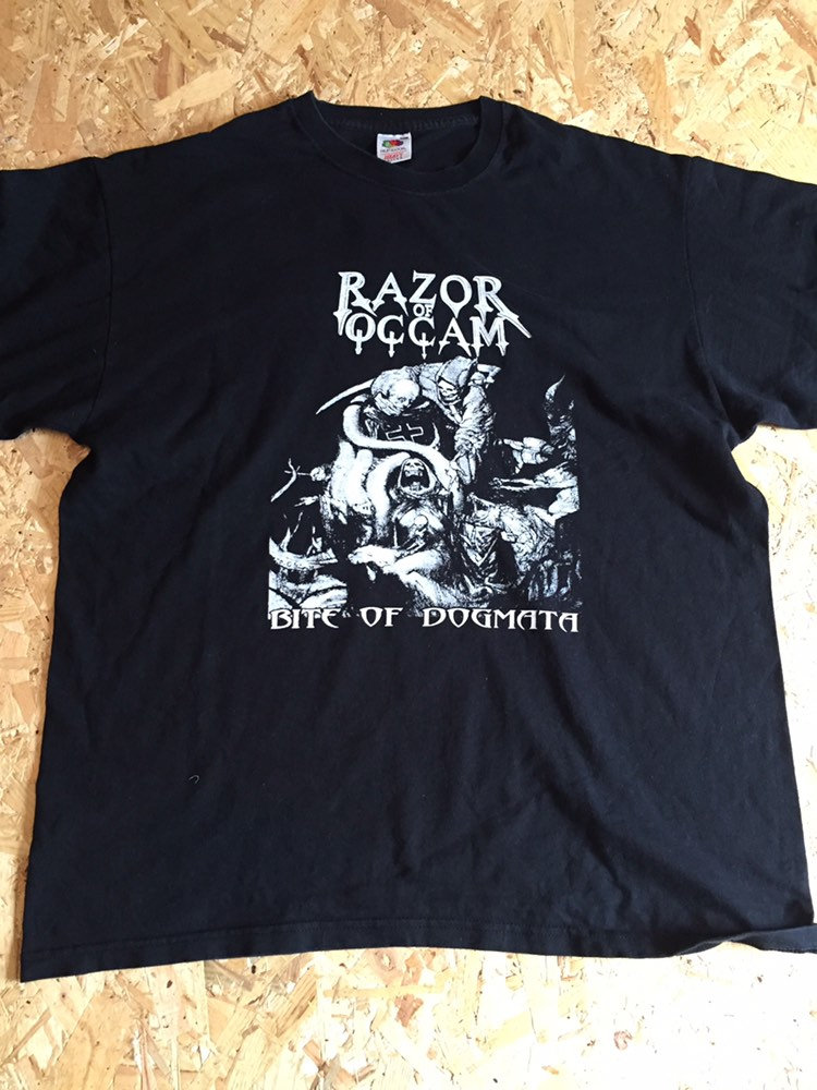 German Death Metal Band Razor of Occom Tour T Shirt Punk Goth