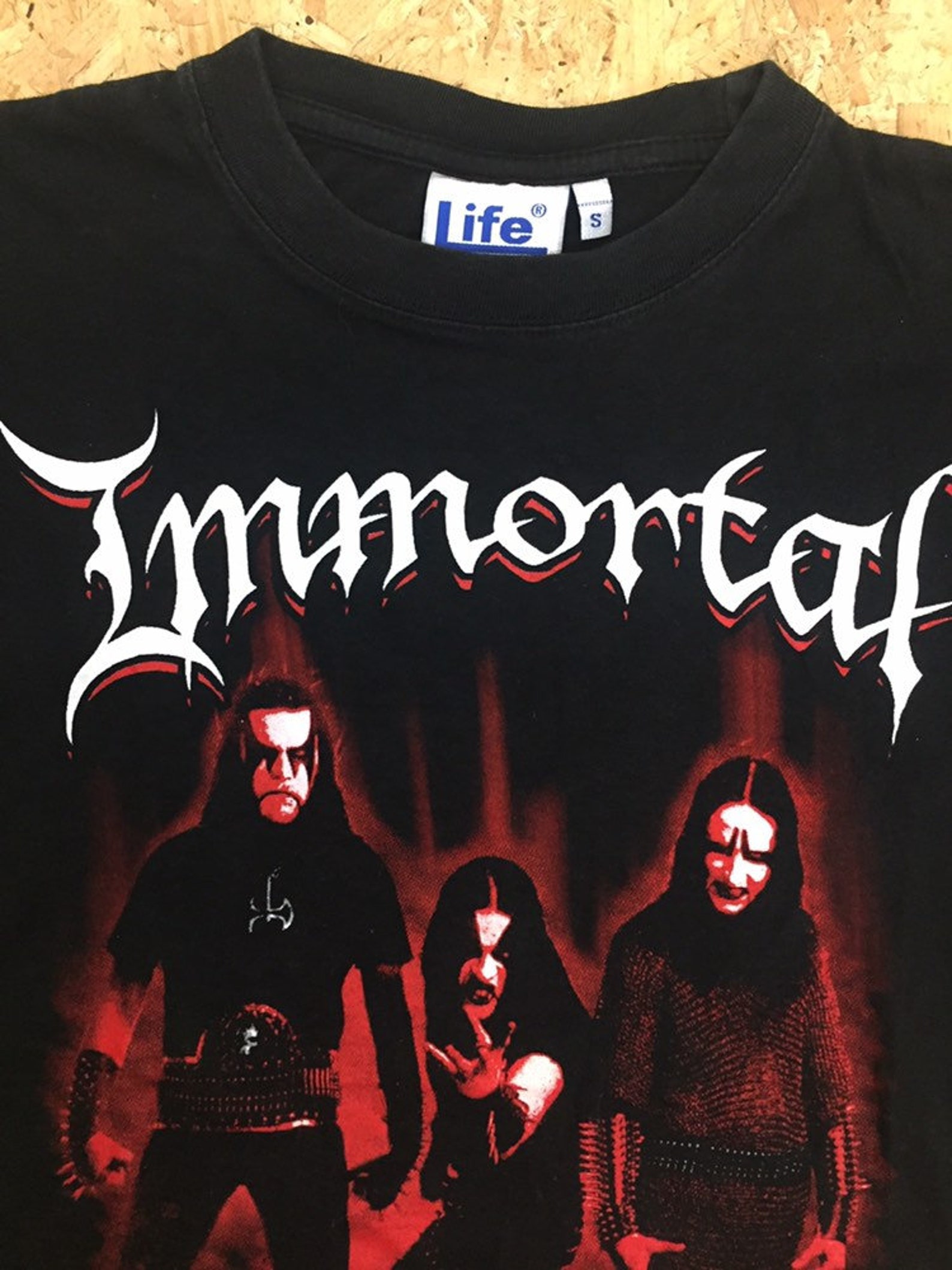 Vintage 00s Black Dark Metal Band T Shirt Immortal Mayhem Etsy