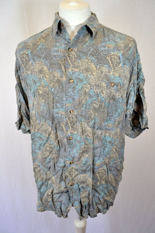 Image of Retro Wavy Ugly 80's Abstract Pattern Pastel Shirt