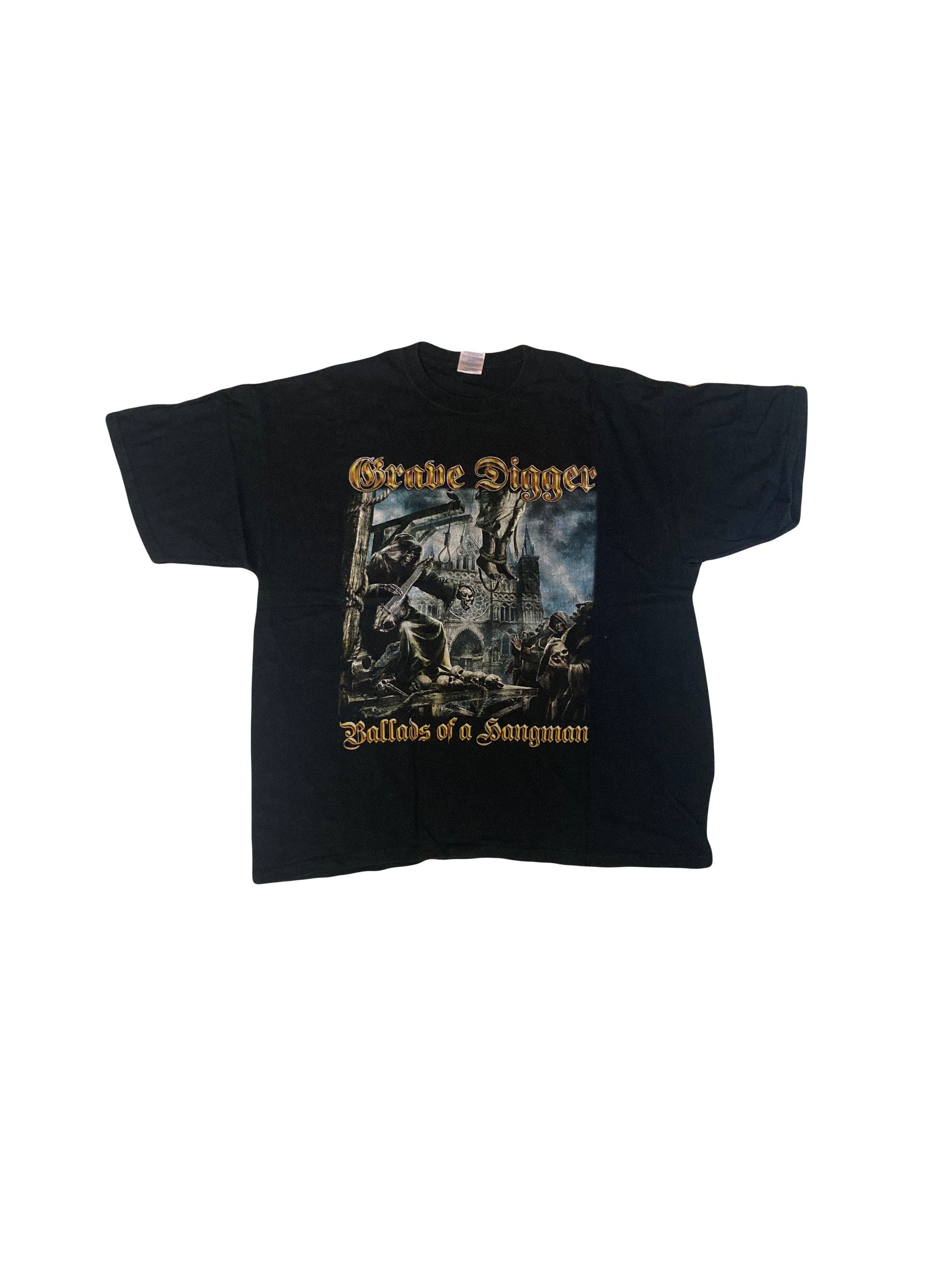 Gravedigger band Vintage 2009 Ballads of a hangman tour t 