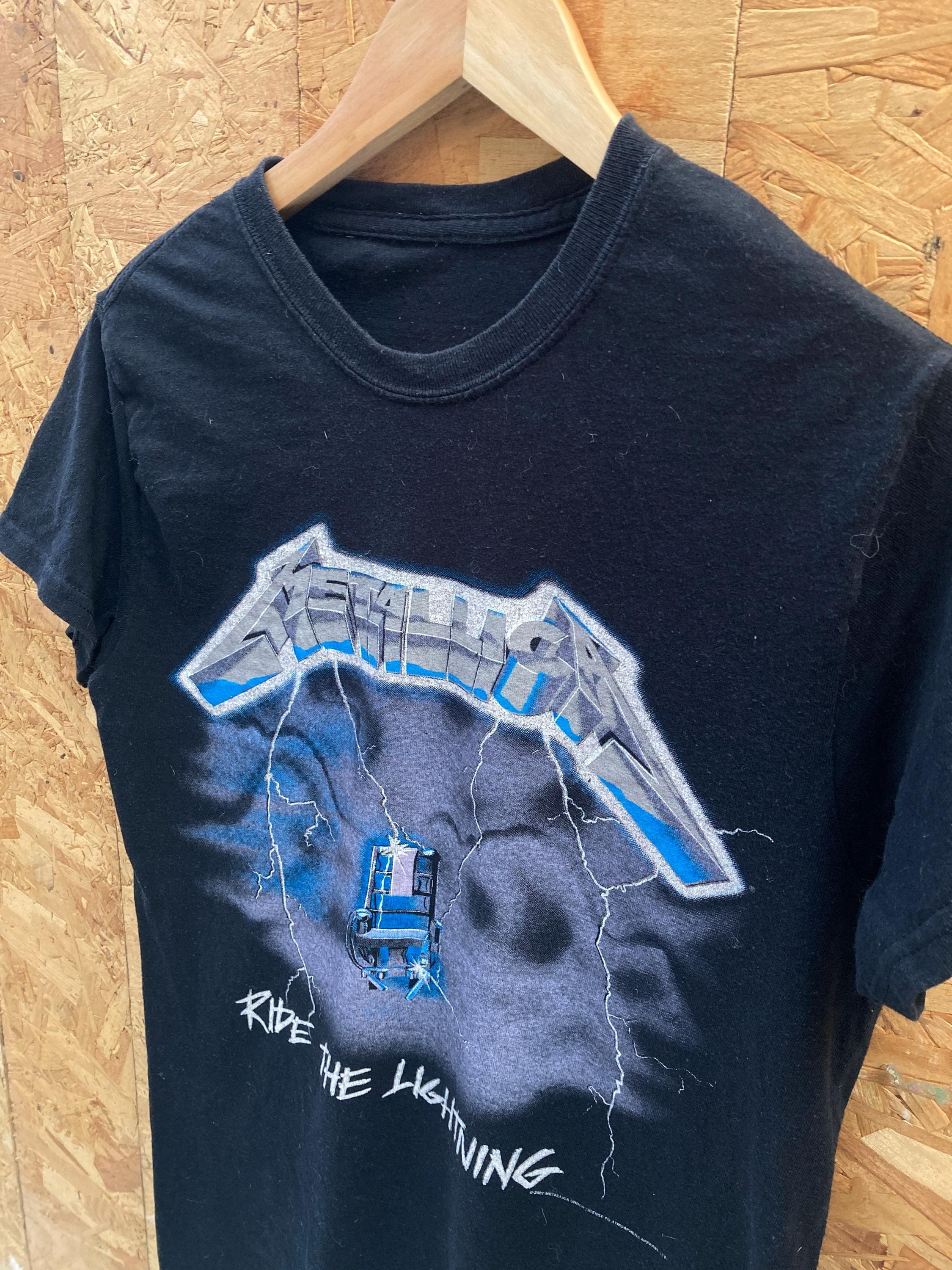 Vintage Metallica Ride the Lightening Double Side Print T-shirt
