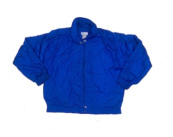 Vintage Alpine Designs Outdoor Jacket S 80s Padded Ski White