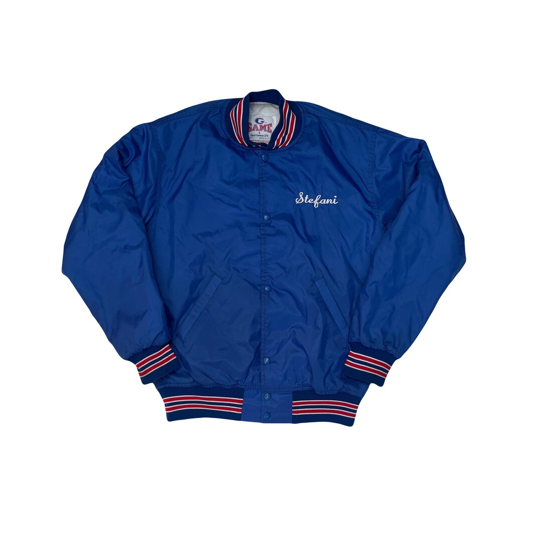 Vintage 90s Naperville Republic Majors USA College Baseball Jacket