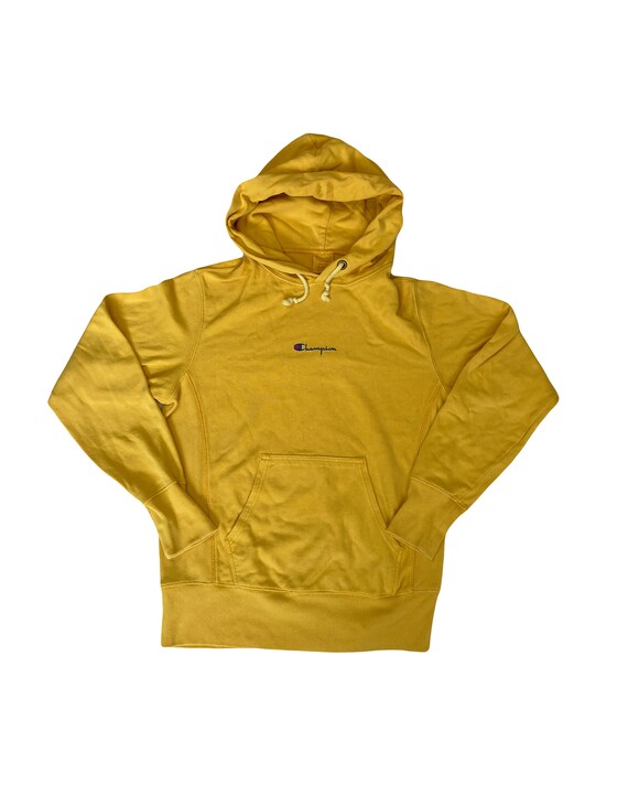Felpa gialla champion sale