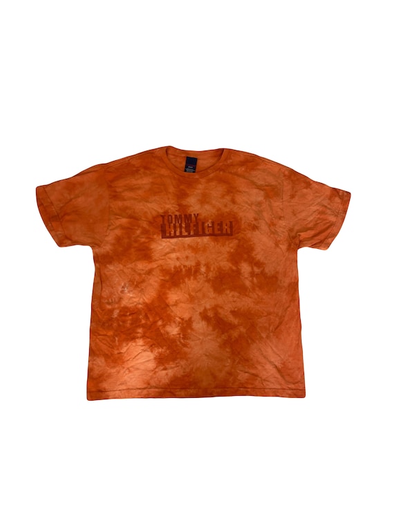 Orange tommy hilfiger t shirt discount