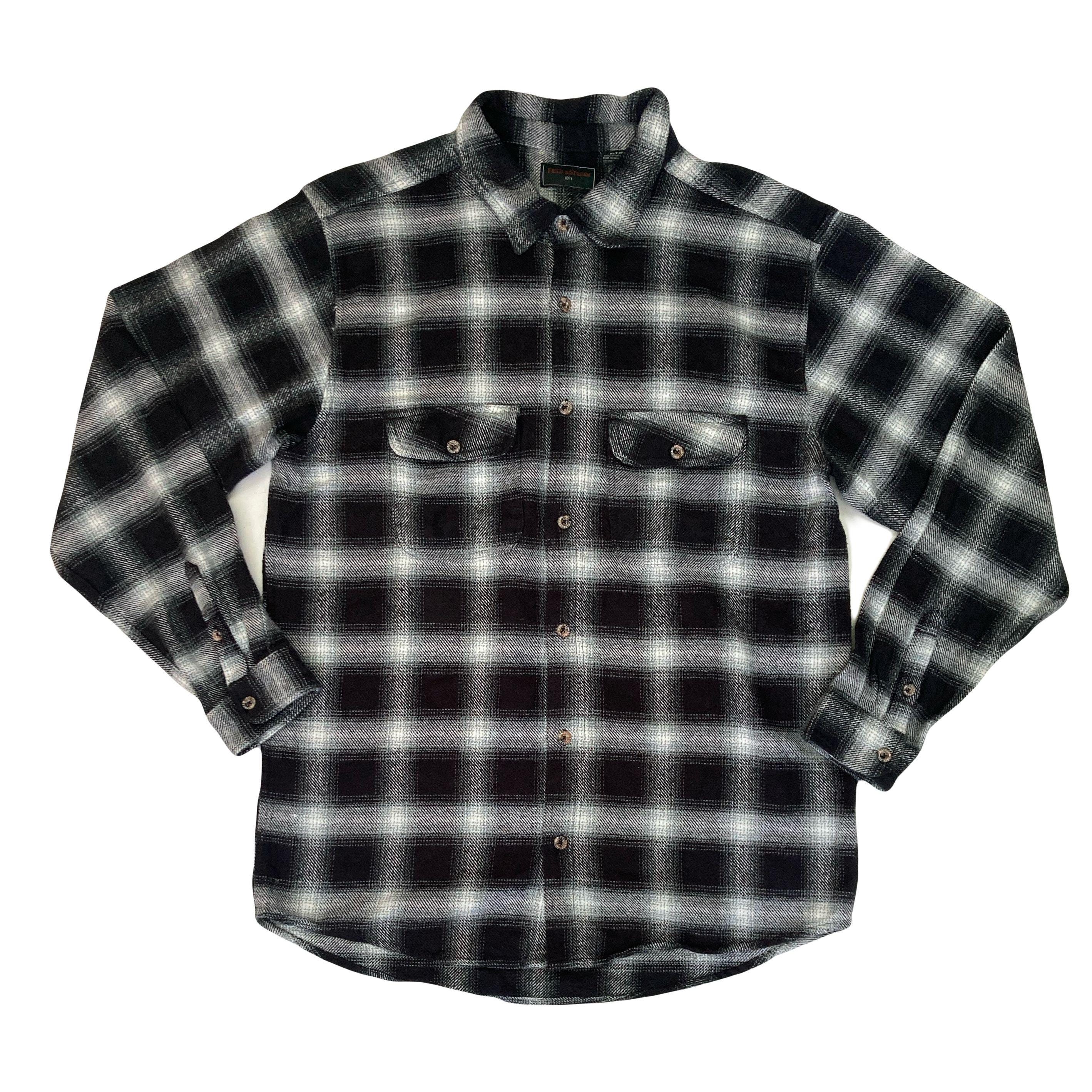 Black Check Shirt - Etsy Canada