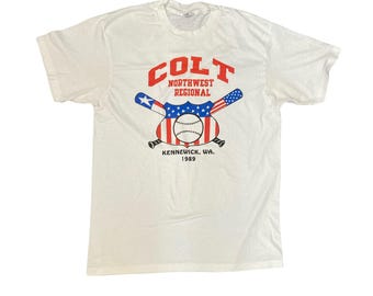Vintage 90s Colt Northwest Regional single stitch t-shirt size large by Hanes