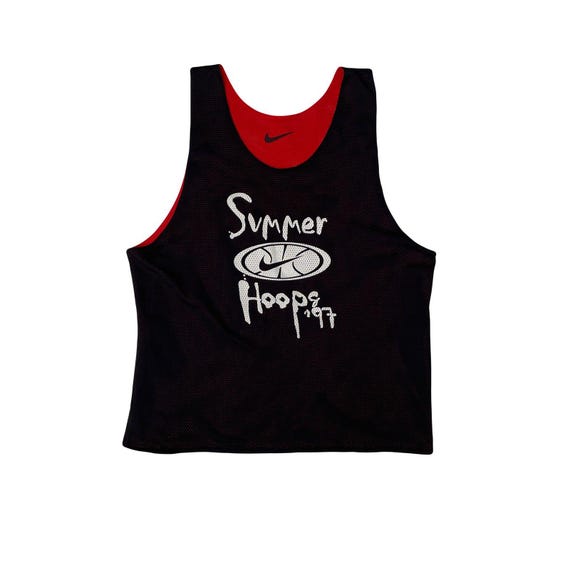 Nike Summer Hoops 97 Reversible Basketball Tank Top Men's XL Black