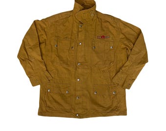 Vintage 90s Dark Green British Made Wisewear Waxed Field Jacket Vintage 90s Dark Green British Made Wisewear Waxed Field Jacket