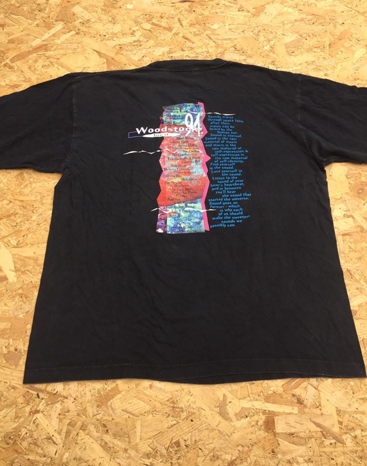 Vintage 1994 Woodstock Authentic Pepsi Festival Souvenir T Shirt