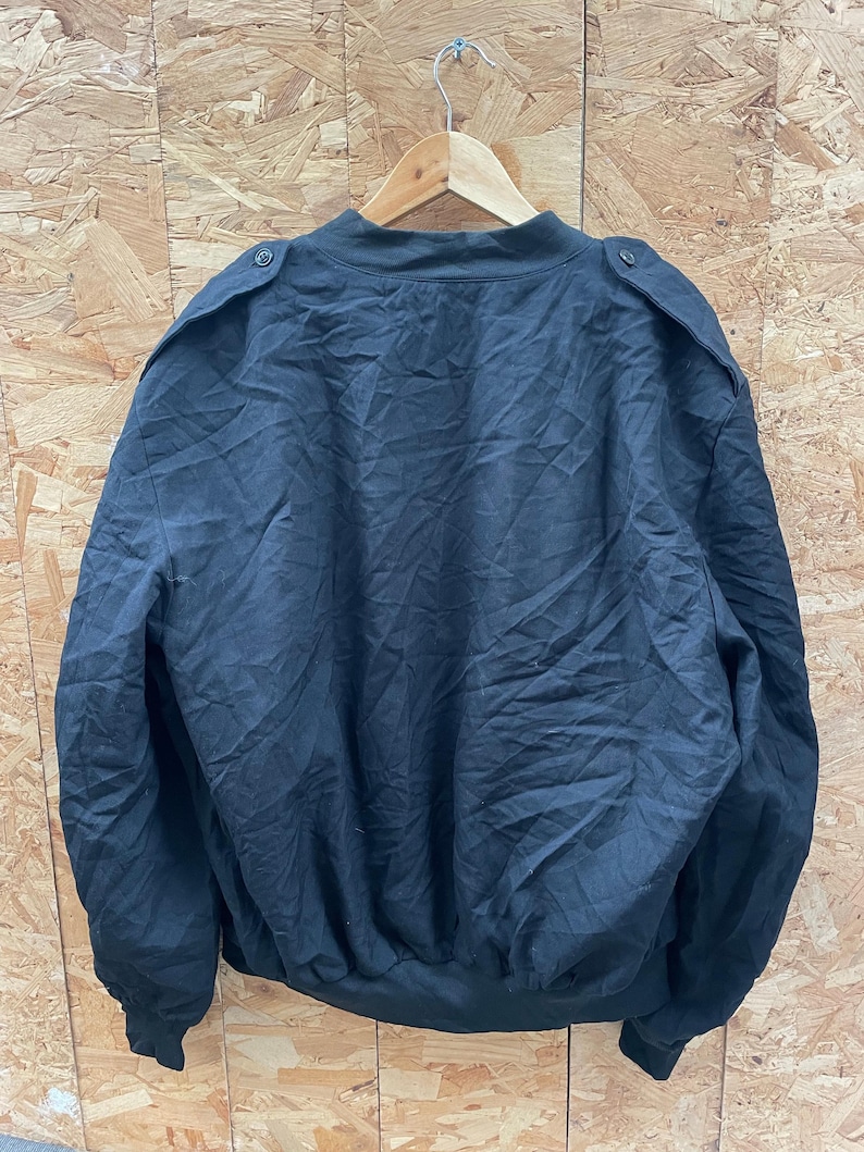 Vintage Neptune Garment Co. Men's Size 48 XL Black Bomber Jacket image 6
