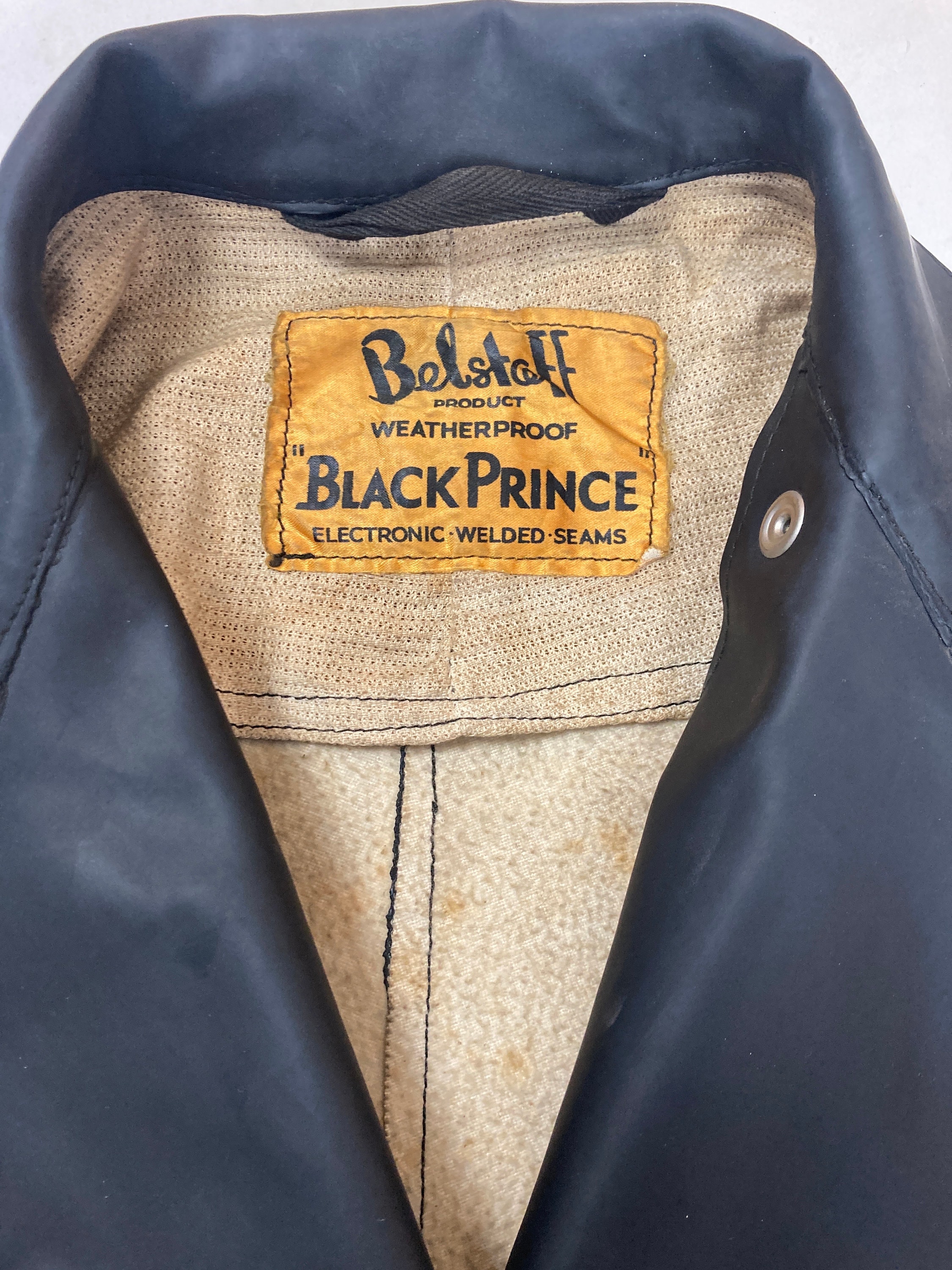 Belstaff black hotsell prince label