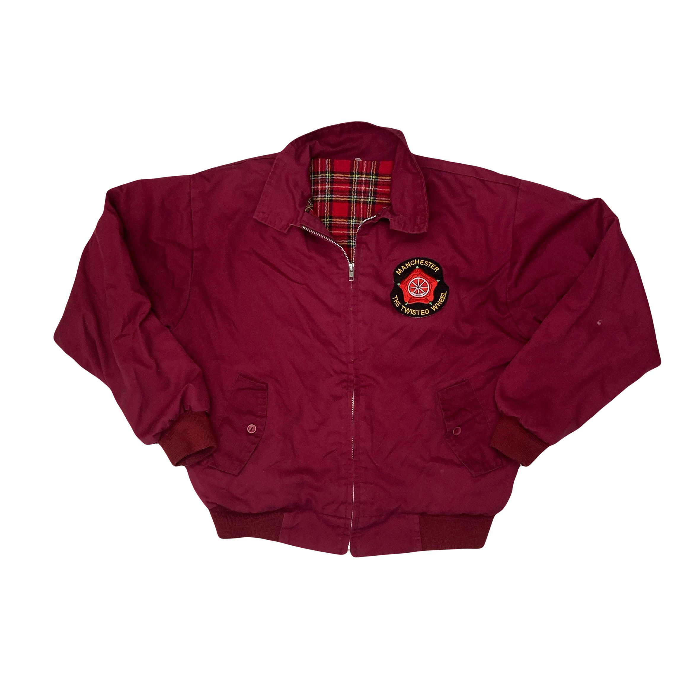 80s イギリス製 玉虫 トニック ジャケット UK SKA SKINS MOD Vintage 80s MOD Soul Skin Punk Ska Maroon Tartan Inner British