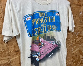 Vintage 84' Bruce Springsteen & E-street Band World Tour Single