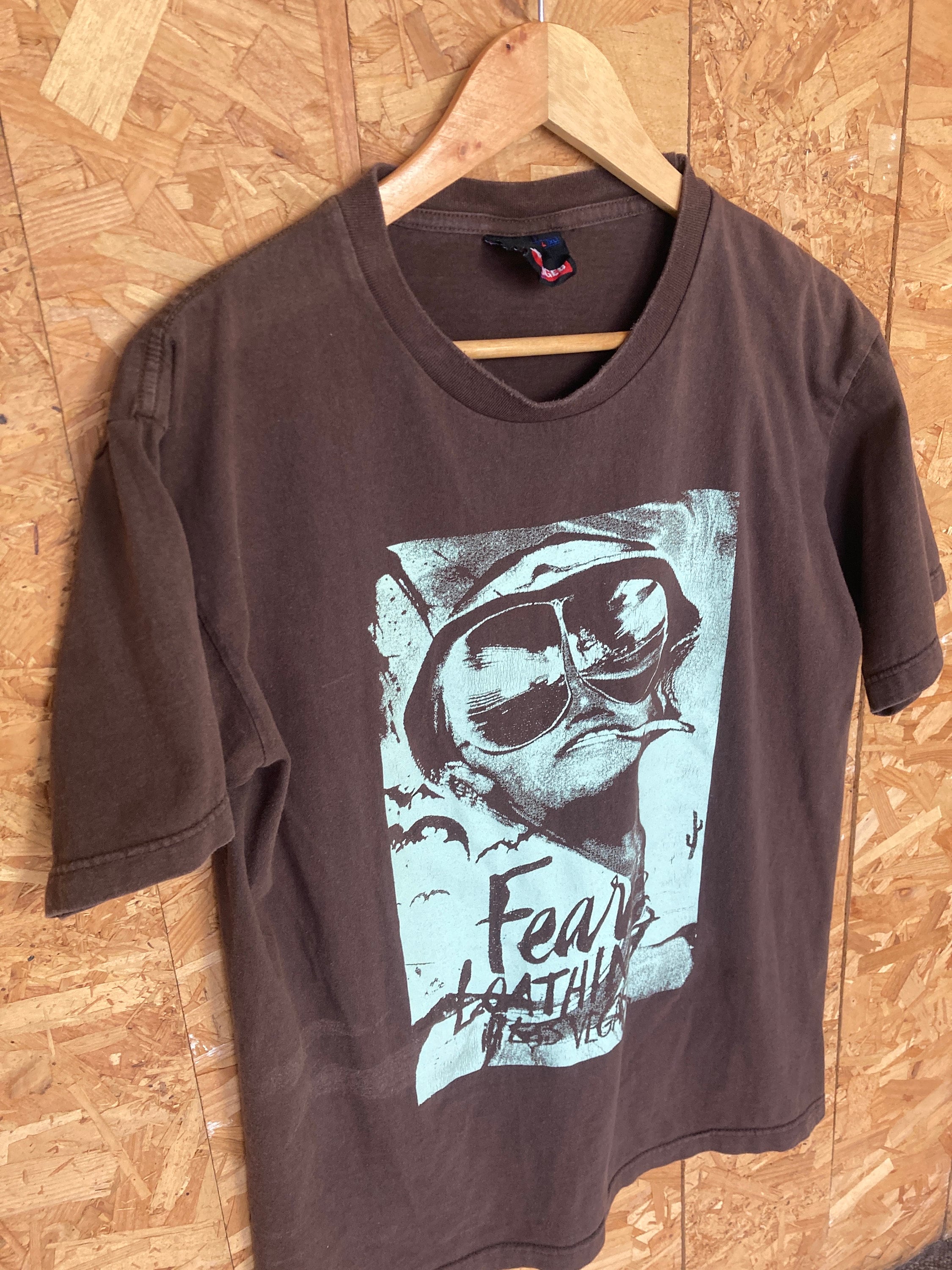 Vintage 90s Fear and Loathing in Las Vegas Brown Green Double